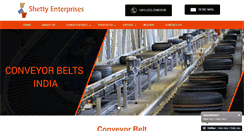 Desktop Screenshot of conveyor-belt-india.com