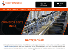 Tablet Screenshot of conveyor-belt-india.com